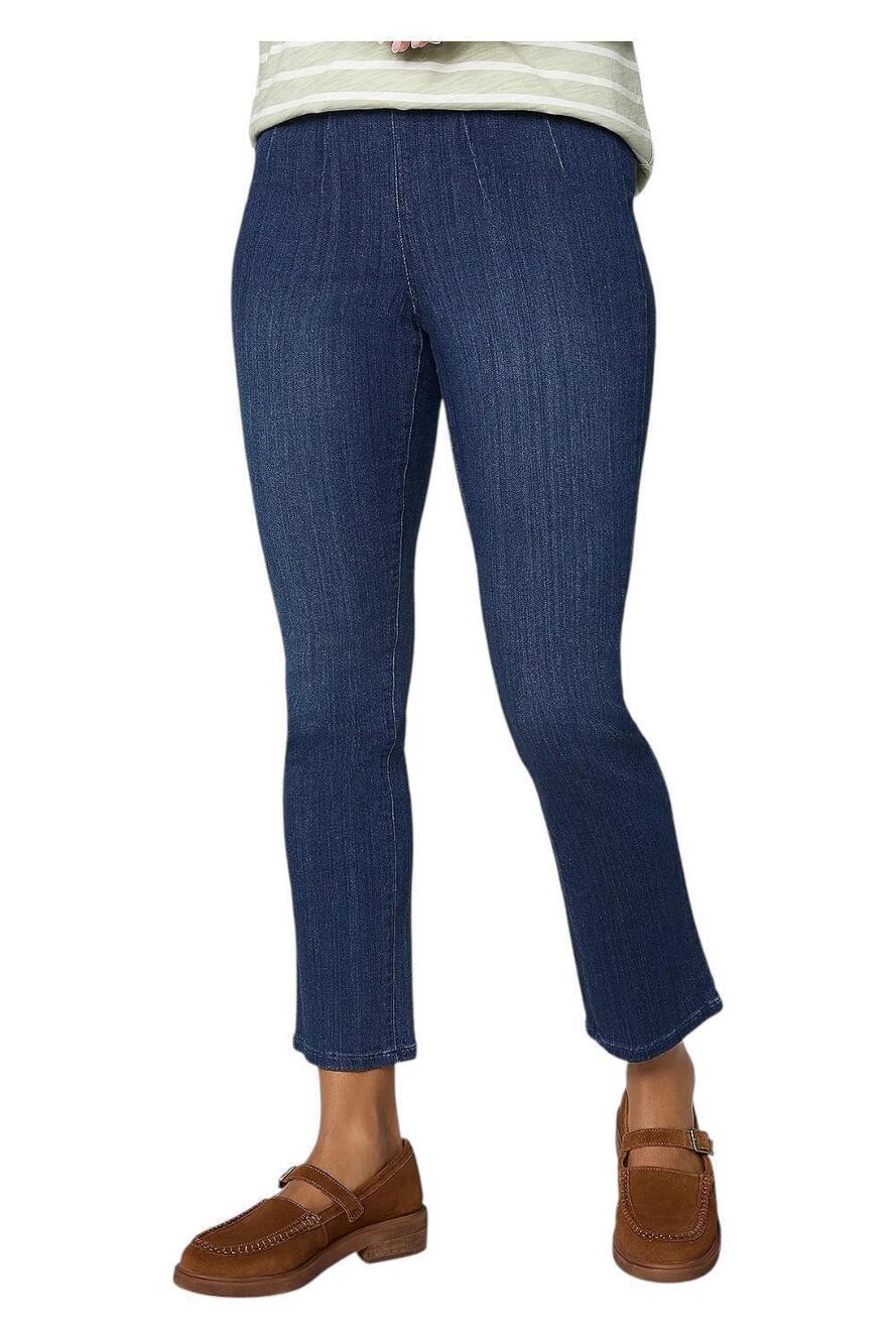 Belle by Kim Gravel Women's Primabelle Denim Ankle Jean Drk Indigo - Petite